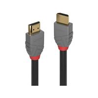 LINDY HDMI Aansluitkabel [1x HDMI-stekker - 1x HDMI-stekker] 0.5 m Zwart