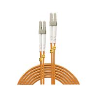 LINDY Glasfaser LWL Anschlusskabel [1x LC-Stecker - 1x LC-Stecker] 50/125 µ Multimode OM2 3.00m
