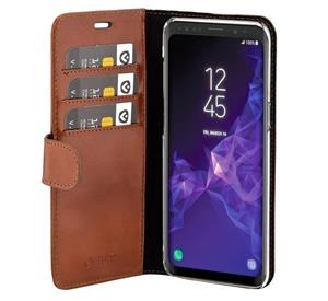 Samsung Booklet Classic Luxe Galaxy S9 Book Case Bruin