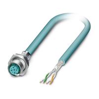 phoenixcontact Phoenix Contact 1534591 Sensor/actuator inbouwconnector M12 Aantal polen (sensoren): 4 Bus, inbouw 1.00 m 1 stuk(s)