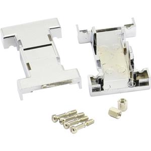 trucomponents TRU COMPONENTS TC-2523000 D-sub adapterbehuizing Aantal polen: 9, 9 Kunststof, gemetalliseerd 180 ° Zilver 100 stuk(s)