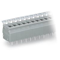 Wago Federkraftklemmblock 2.50mm² Polzahl 36 Grau 20St.
