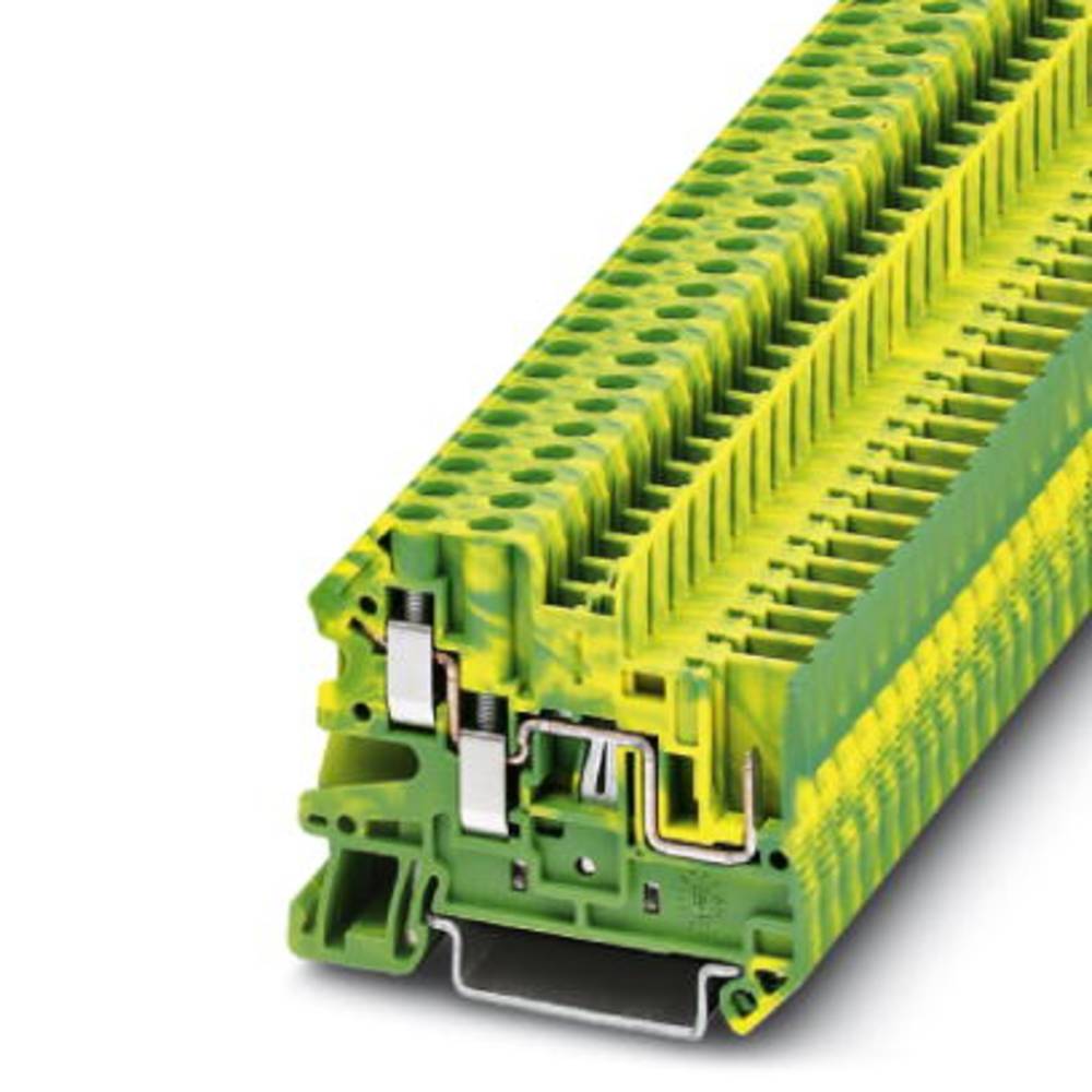 phoenixcontact Phoenix Contact UT 4-TWIN/ 1P-PE 3060283 Aardklem 3-etages Aantal polen: 3 0.14 mm² 6 mm² Groen, Geel 50 stuk(s)