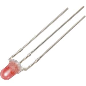 Trucomponents TRU COMPONENTS YBR-30FRW00-C LED bedraad Rood, Wit Rond 3 mm 1000 mcd, 5040 mcd 34 Â°, 43 Â° 20 mA, 20 mA 2 V, 3.3 V