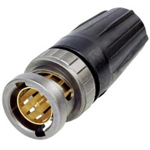 BNC-connector Stekker, recht 75 Ώ Neutrik 1 stuks