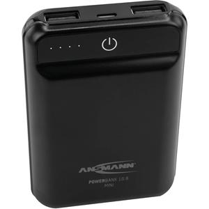 ANSMANN Mobiler Zusatzakku Powerbank 10.8 mini, schwarz