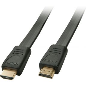 LINDY HDMI Aansluitkabel [1x HDMI-stekker - 1x HDMI-stekker] 0.5 m Zwart