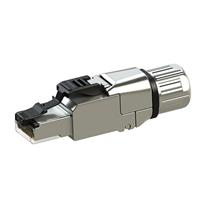 Telegärtner J00026A5007 RJ45-connector CAT 8.1 Stekker Metaal 1 stuk(s)