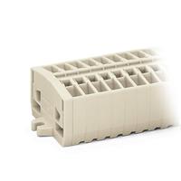 WAGO 264-141 Klemmenleiste 6mm Zugfeder Belegung: L Grau 25St.