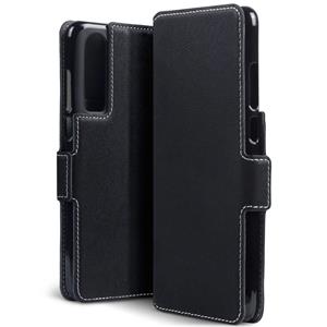 Qubits slim wallet hoes - Huawei P30 - Zwart