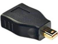 LINDY DisplayPort / Mini-DisplayPort Adapter [1x Mini-DisplayPort Stecker - 1x DisplayPort Buchse] S