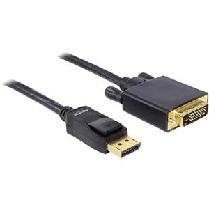 Delock Cable Displayport 1.2 male to DVI 24+1 male 2 m