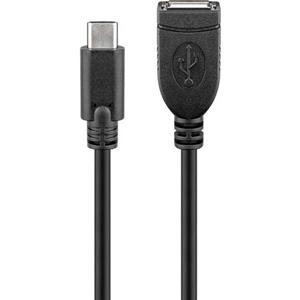 Goobay USB 2.0 Verlengkabel [1x USB-C stekker - 1x USB 2.0 bus A]