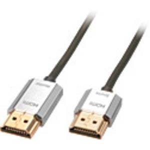 LINDY HDMI Anschlusskabel [1x HDMI-Stecker - 1x HDMI-Stecker] 4.50m Grau