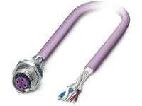 phoenixcontact Phoenix Contact 1534494 Sensor/actuator inbouwconnector M12 Aantal polen (sensoren): 5 Bus, inbouw 5.00 m 1 stuk(s)