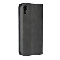 Casecentive Leren Wallet case iPhone XR zwart