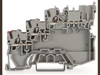 Wago Dreistock-Initiatorklemme 7mm Push-In-Klemme Grau 50St.