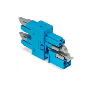 Wago Verteilerblock 3 fach 890 Serie (Netzsteckverbinder) 890 Gesamtpolzahl: 2 16A Blau 50St.