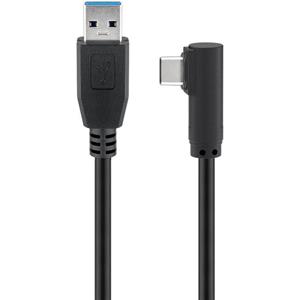 Goobay USB C naar USB A 3.0 haaks 3 Meter