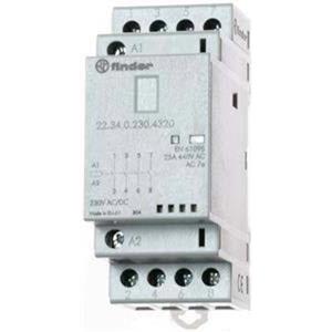 Finder 22.34.0.230.4620 Contactor 1 stuks 2x NO, 2x NC 230 V/DC, 230 V/AC 25 A