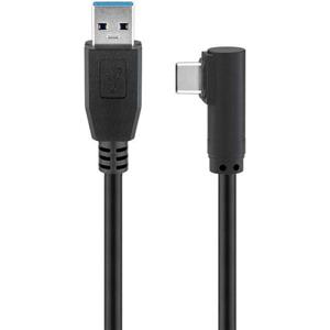 Goobay USB C naar USB A 3.0 haaks 1 Meter