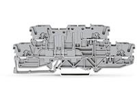 Wago Doppelstock-Durchgangsklemme 5.20mm Push-In-Klemme Grau 50St.