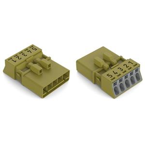 Wago Netz-Steckverbinder 890 Serie (Netzsteckverbinder) 890 Stecker Gesamtpolzahl: 5 16A Hellgrün 5
