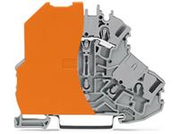 Wago Doppelstock-Durchgangsklemme 7.20mm Push-In-Klemme Grau 50St.