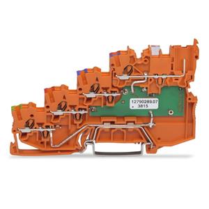 WAGO 2020-5477/1102-953 Vieraderige initiatorklem 7 mm Push-In-klem Oranje 15 stuk(s)