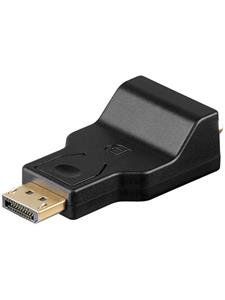 Goobay 63489. Aansluiting 1: DisplayPort, Aansluiting 2: VGA. Kleur van het product: Zwart