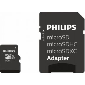 Philips FM08MP45B/00 flashgeheugen 8 GB MicroSDHC Klasse 10 UHS-I