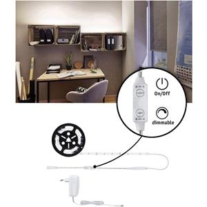 paulmann SimpLED LED-Streifen-Komplettset mit Stecker 24V 150cm Neutral-Weiß