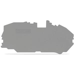 Wago 2016-7691 (25 Stück) - End plate and intermediate plate 1mm grey, 2016-7691 - Promotional item