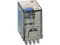 Finder Relais LED-Anzeige und Freilaufdiode 4 Wechsler 7 A Spule 24 V DC mit Steckanschlüssen