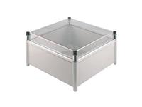 Weidmüller TBF 60/30/21 TRSP Universal-Gehäuse 302 x 603 x 210 Polyester Lichtgrau, Transparent 1S