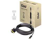 club3d USB Type C - VGA Active kabel, 5m