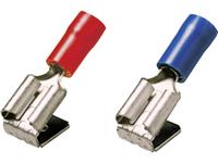 Weidmüller Flachsteckverteiler Steckbreite: 6.3mm Steckdicke: 0.8mm Teilisoliert Rot 100