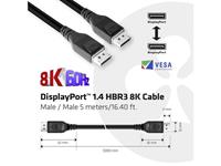club3d DisplayPort 1.4 HBR3 8K kabel, 5m
