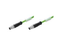 Weidmüller Sensor-/Aktor-Datensteckverbinder, konfektioniert M8 Stecker, gerade 40.00m P