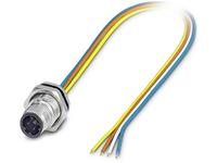 phoenixcontact Phoenix Contact 1551532 Sensor/actuator steekconnector M12 Aantal polen: 4 Stekker, inbouw 0.50 m 1 stuk(s)