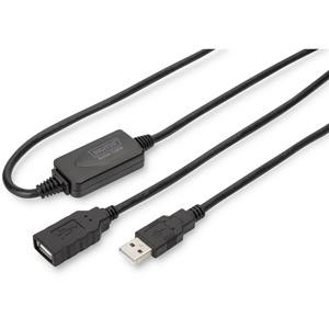 DIGITUS USB Verlängerungskabel, Stecker-Kupplung, 15,0 m