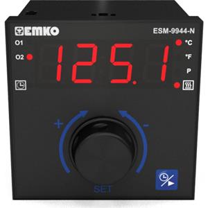 emko ESM-9944-N Temperaturregler -50 bis 999°C Relais 16A (L x B x H) 100 x 96 x 96mm