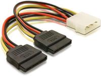 Molex zu SATA Strom Kabelsplitter - Goobay
