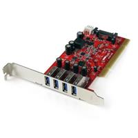 Startech PCI 4-Poorts USB3.0 Uitbreidingskaart