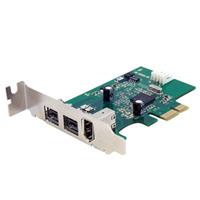 StarTech.com 3 Port 2b 1a Low Profile 1394 PCI Express FireWire Card Adapter - FireWire Adapter