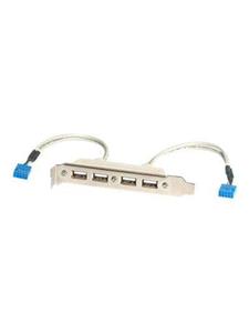 Startech 4 Port USB A Female Slot Plate