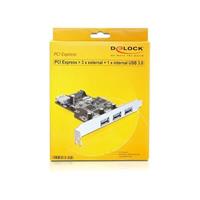 Delock - pci Expr Card 3x extern 1x intern USB3.0 (89301)
