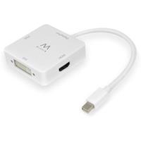 Ewent Mini DisplayPort zu HDMI/DVI/VGA Adapter 0.15m - Weiß