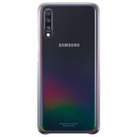 Gradation Cover EF-AA705 Flip Cover Galaxy A70 Schwarz, Transparent