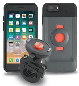 Tigrasport motorhouder met hoes FitClic Neo iPhone 6/6S/7/8 (Plus)